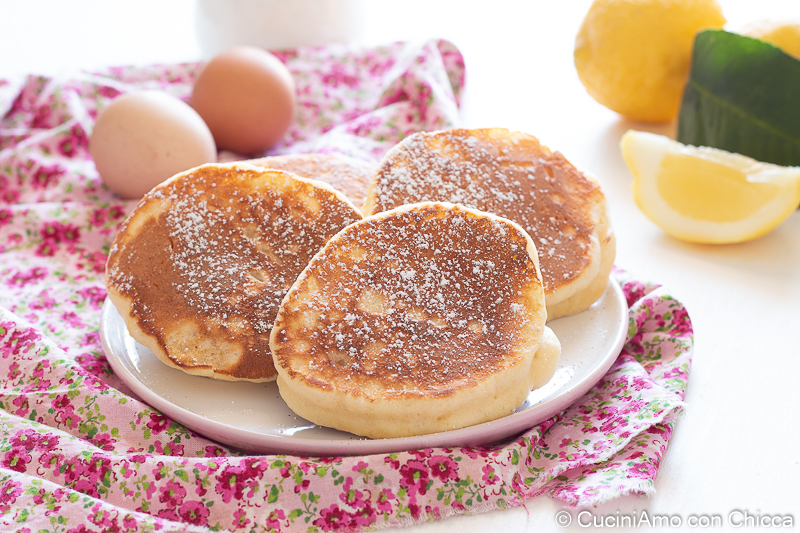 Pancake yogurt e limone