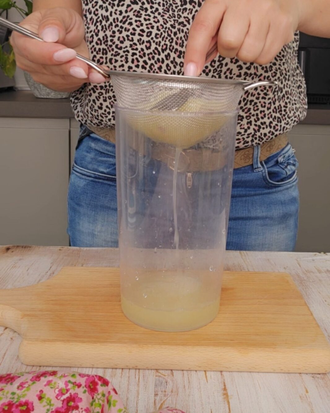 Filtrate il succo