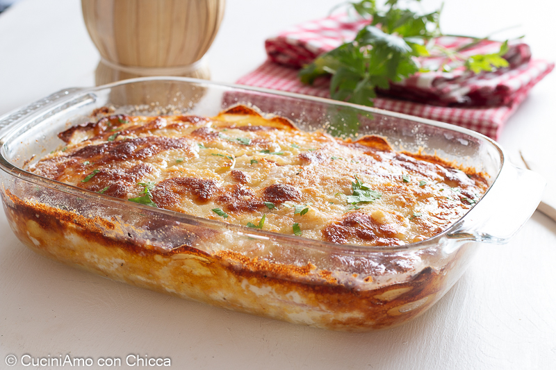 Sformato di patate senza besciamella