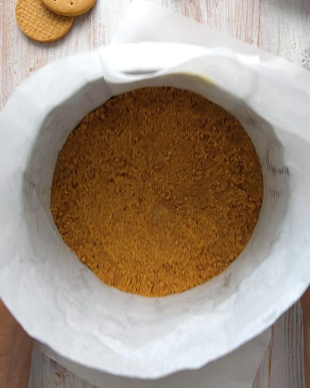 compattate bene la base biscotti
