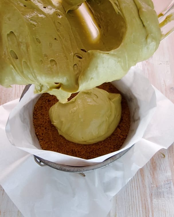 Cheesecake al pistacchio