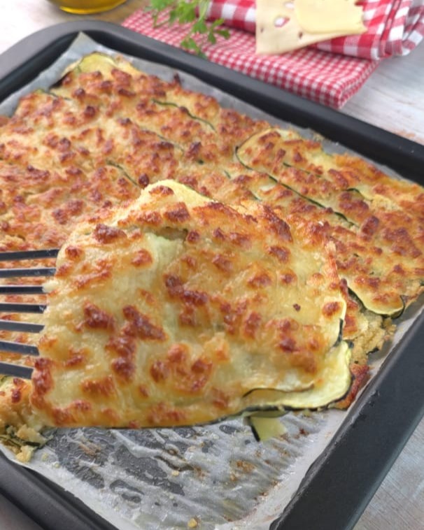 Zucchine croccanti in teglia