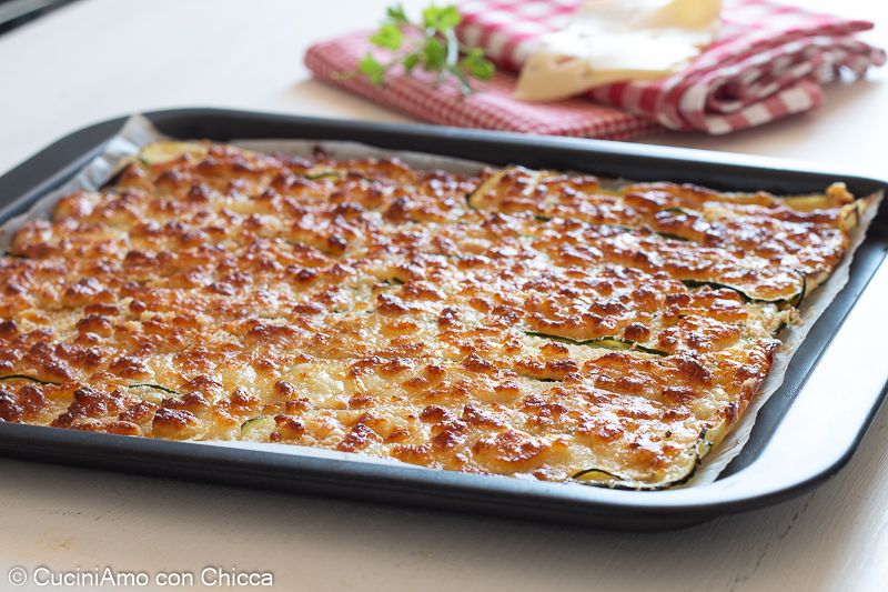 Zucchine croccanti in teglia