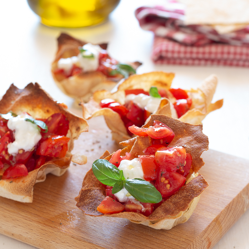 Cestini di pane carasau