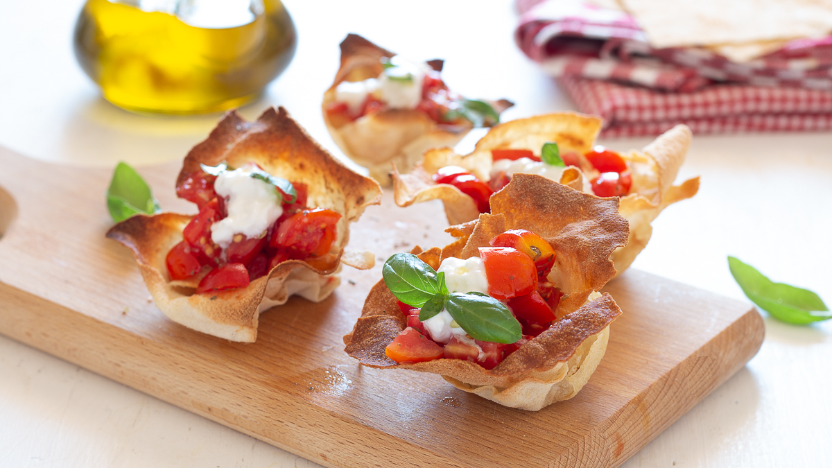 Cestini di pane carasau