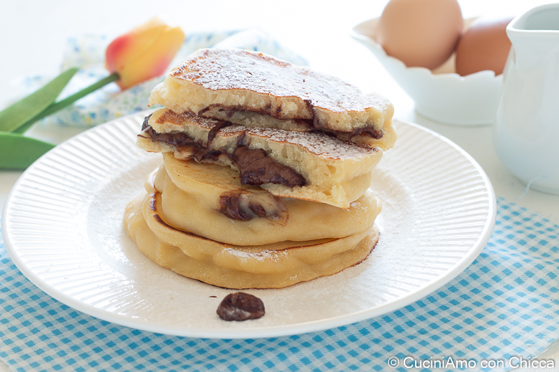 Pancake ripieni di Nutella