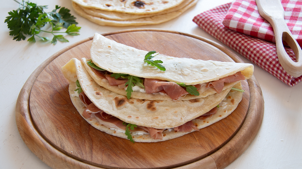 Piadina senza strutto ne olio
