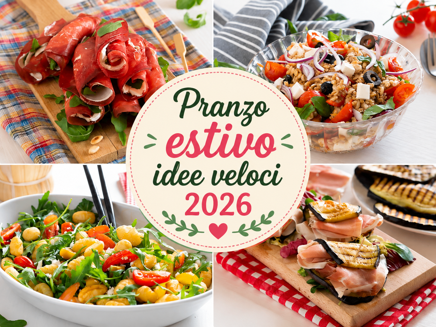 Pranzo estivo idee veloci 2026