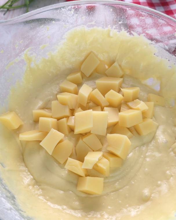 aggiungete il formaggio