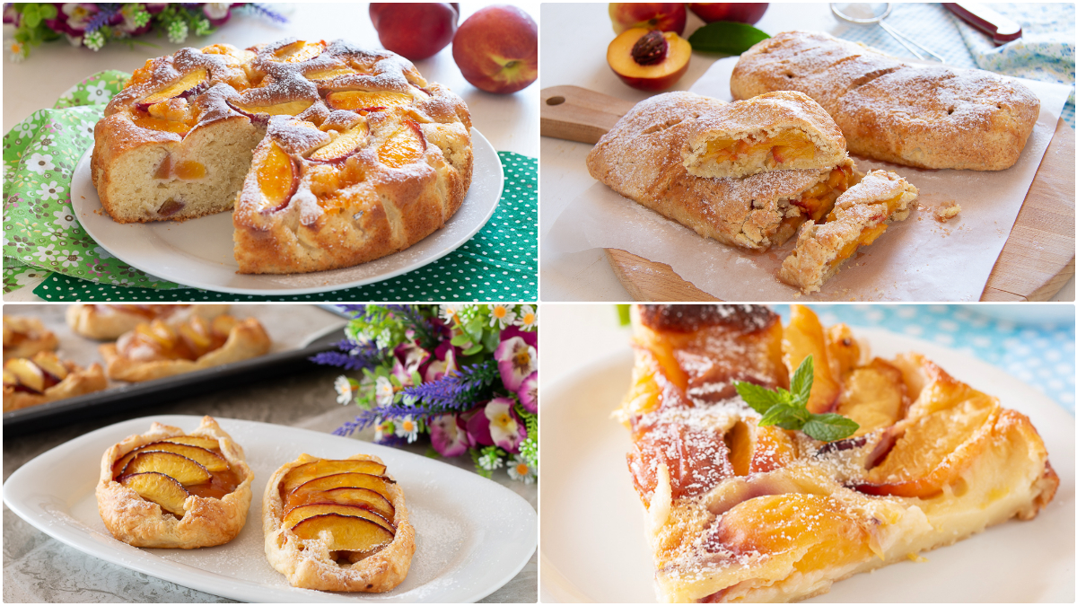 5 dolci con le pesche irresistibili