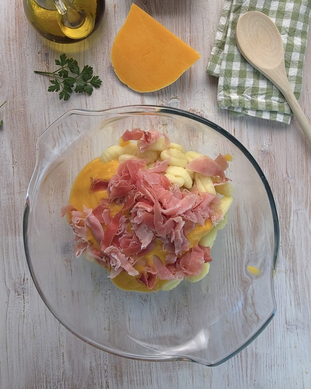 mescolate gnocchi con crema di zucca