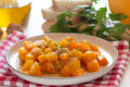 Zucca in padella con cipolla e rosmarino