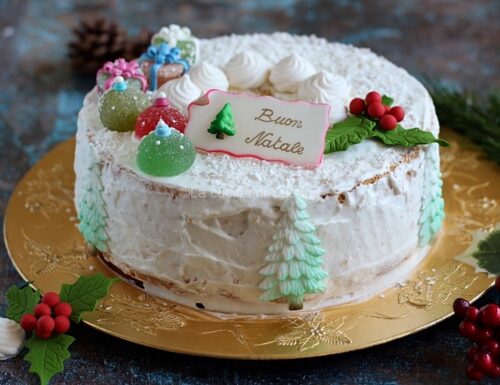 Chiffon cake di Natale