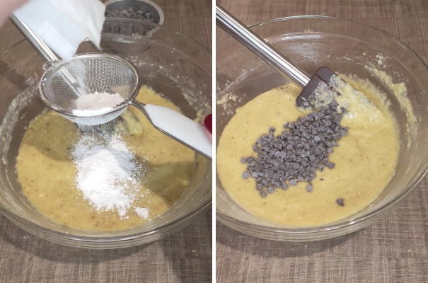 torta soffice col panettone avanzato, passaggi