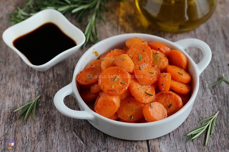 carote glassate in padella senza burro