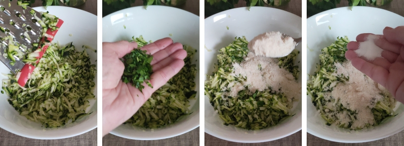 Passaggi per la preparazione del rotolo di frittata