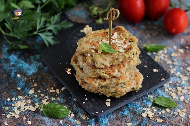 Frittelle avena e zucchine senza uova - La Cucina di Sabrina