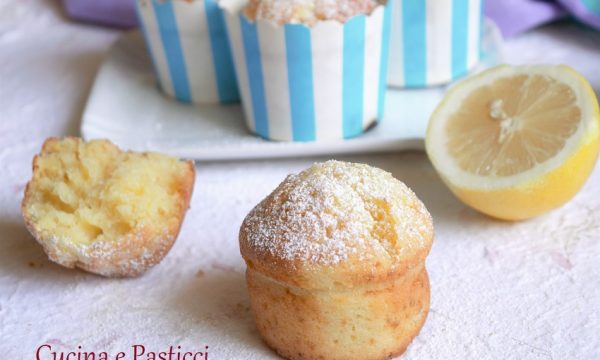 Muffin con ricotta e limone