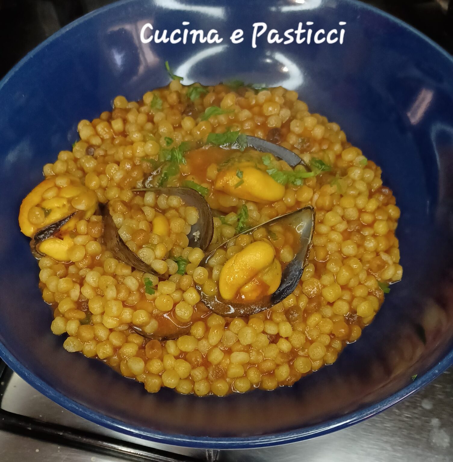 Fregula o fregola con le cozze