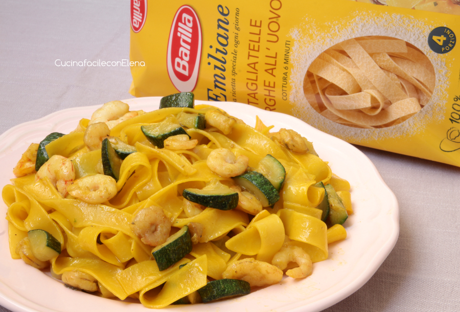 Tagliatelle Gamberi E Zucchine Ricetta Facile E Golosa