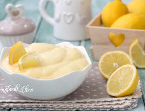 Crema pasticcera 5 minuti al limone