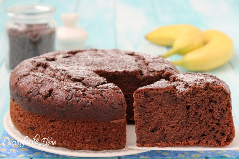 TORTA BANANA E CIOCCOLATO Soffice In 5 Minuti