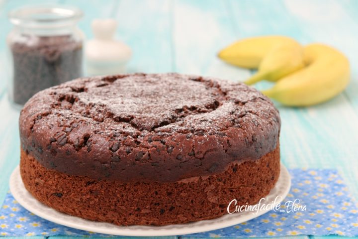 TORTA BANANA E CIOCCOLATO Soffice In 5 Minuti