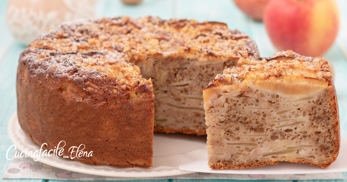 torta con ricotta e noci