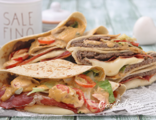 Piadine burger