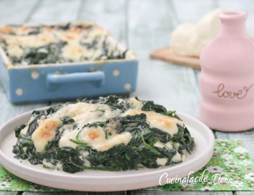 Spinaci gratinati al forno