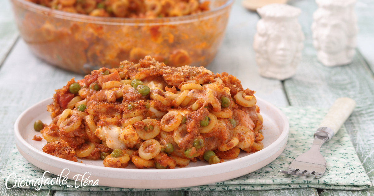 anelletti alla siciliana con melanzane