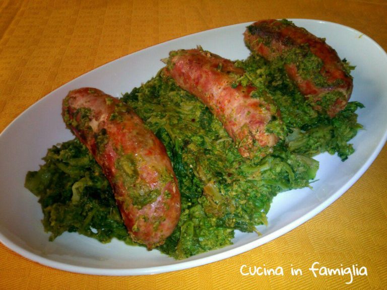 Cime di rapa e salsiccia calabrese Cucina in famiglia