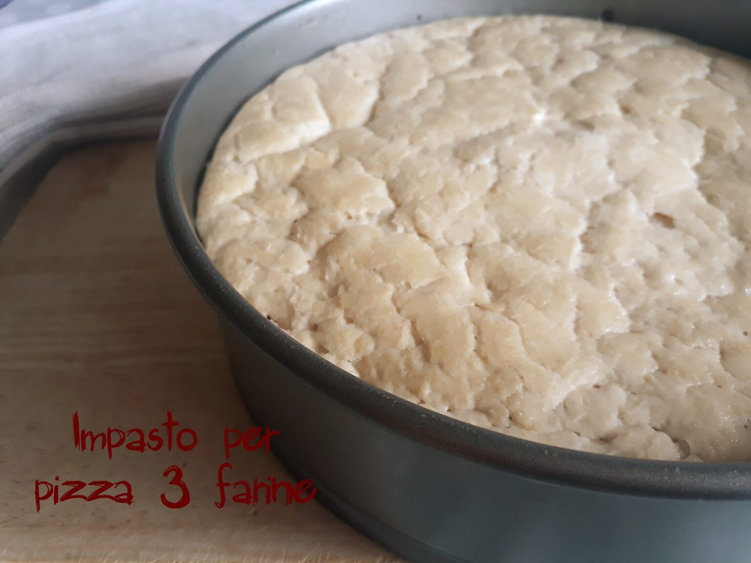 IMPASTO PER PIZZA 3 FARINE, leggera e fragrante