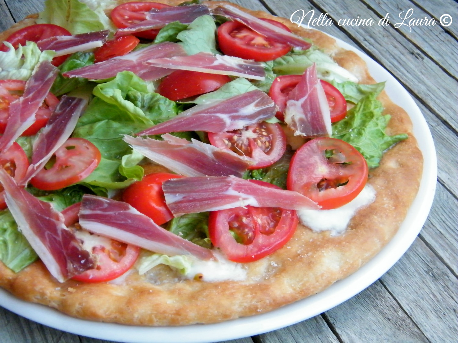 pizza estiva - nella cucina di laura