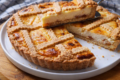 Crostata di ricotta e pesche