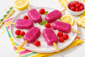Stecchi allo yogurt e lamponi: freschi, veloci, buonissimi