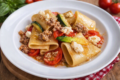 Pasta con salsiccia estiva