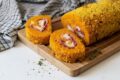 Polpettone di zucca farcito con speck e provolone