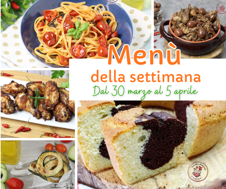 Menù della settimana