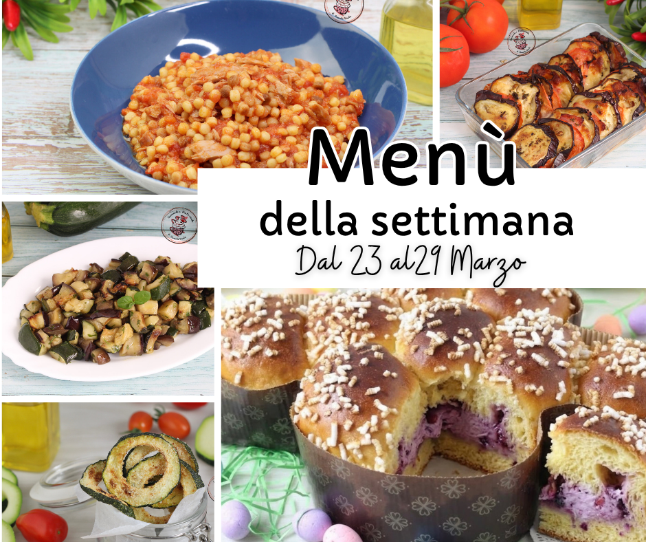 Menù della settimana