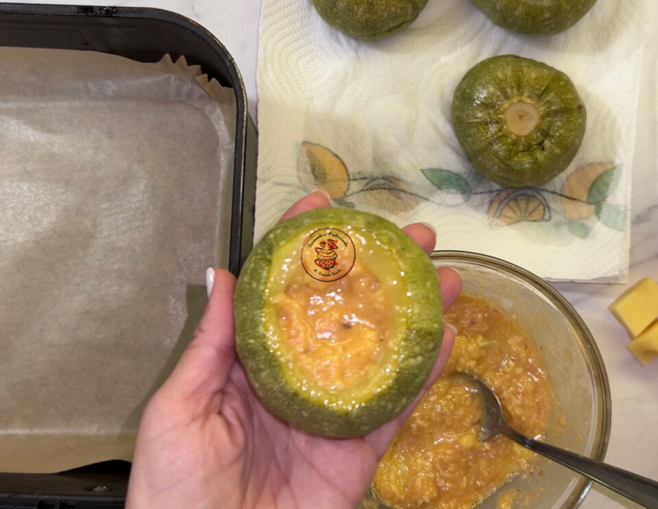 ZUCCHINE RIPIENE COTTE IN FRIGGITRICE AD ARIA
