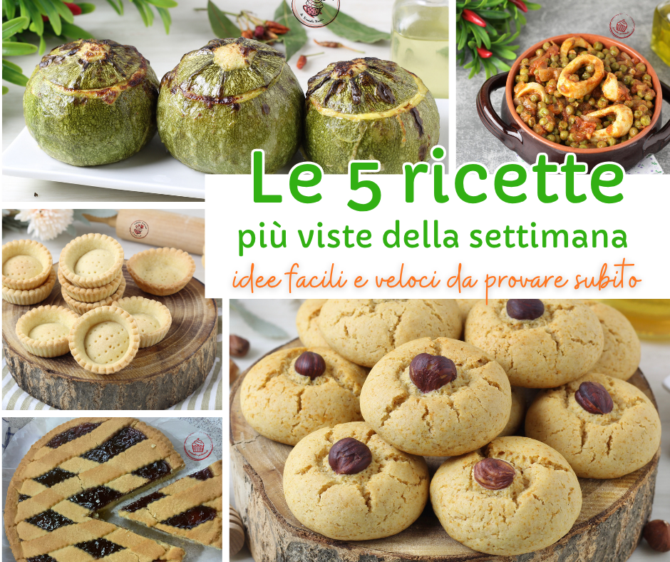 le 5 ricette più viste della settimana