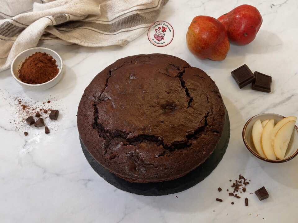 torta cacao e pere