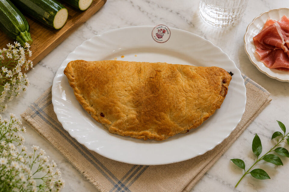 calzone zucchine e speck