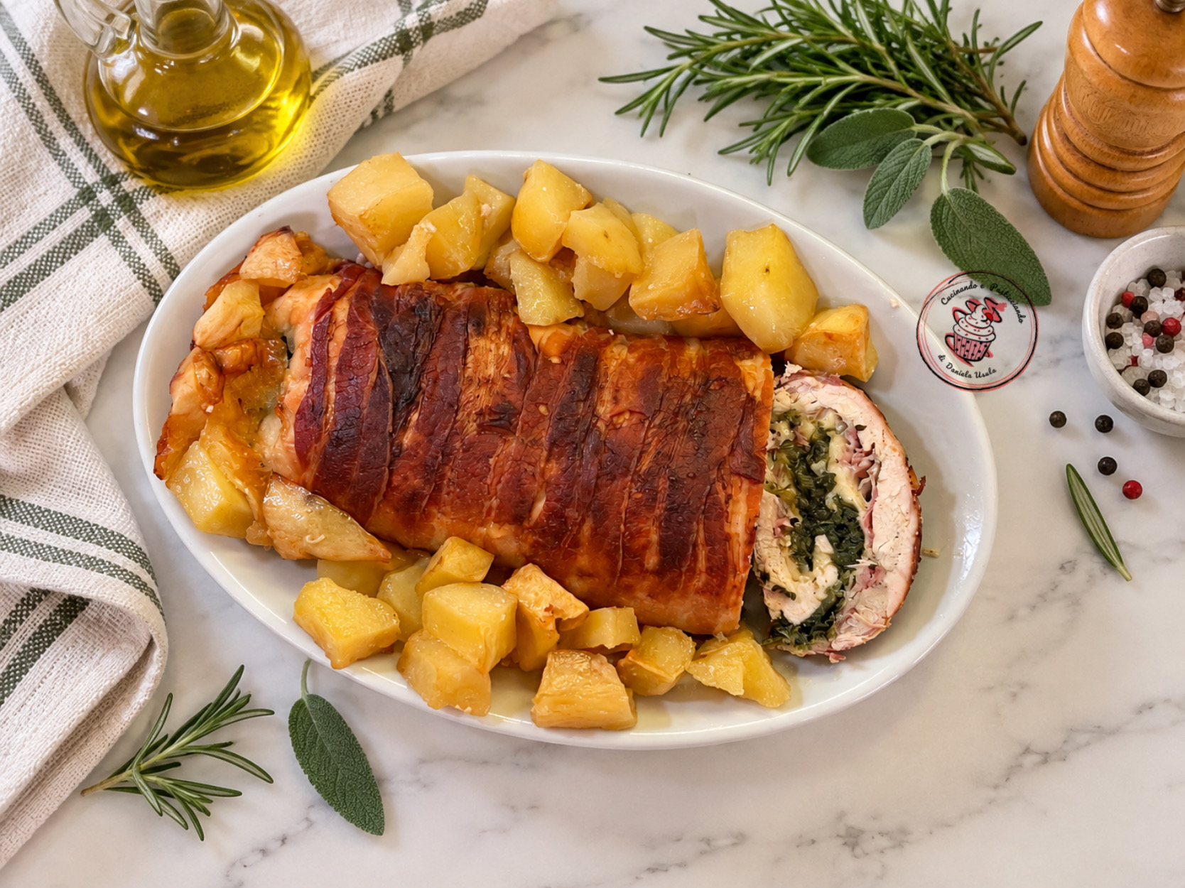 ROTOLO DI POLLO FARCITO
