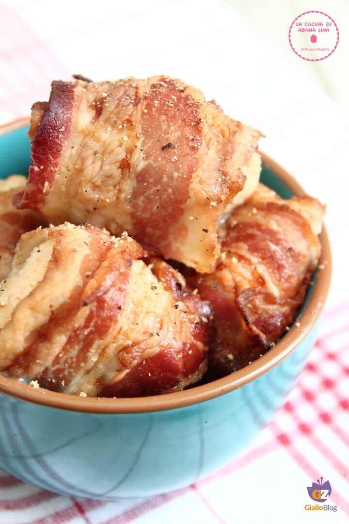 Bocconcini di pollo al bacon | La cucina di nonna Lina