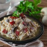 Risotto funghi e speck cremoso