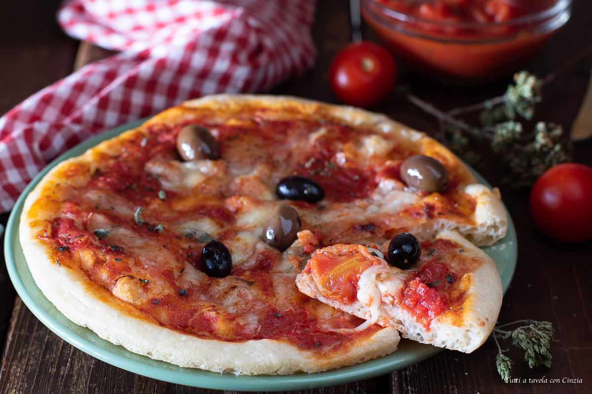 PIZZA CON FRIGGITRICE AD ARIA in 8 minuti perfetta come in pizzeria