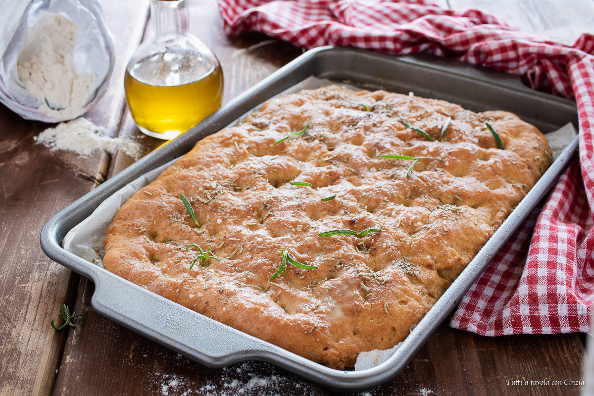 focaccia senza lievitazione benedetta rossi