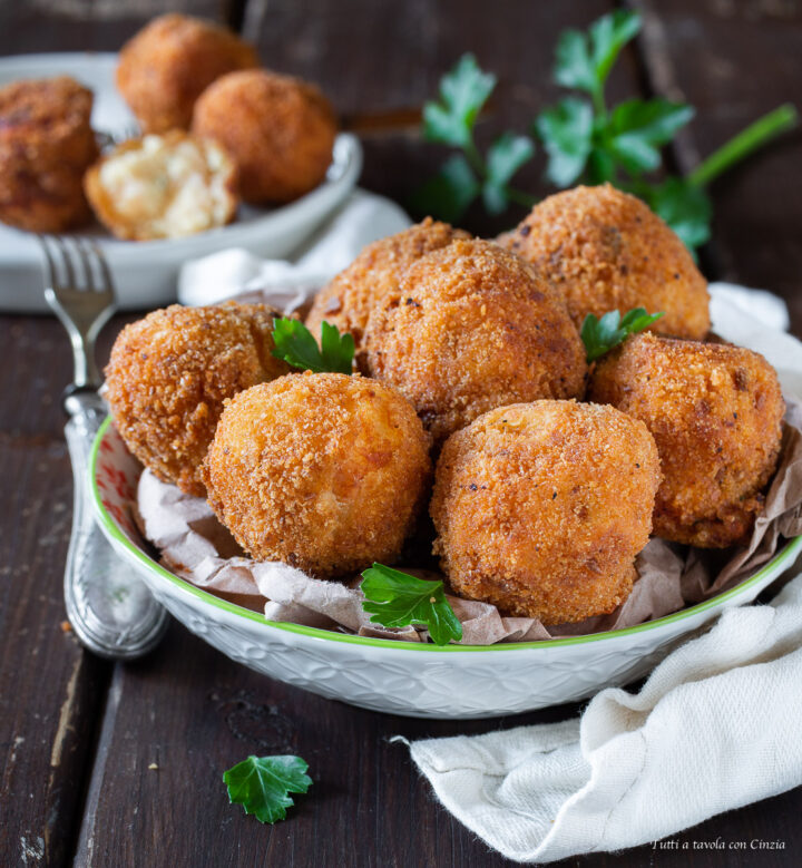 POLPETTE DI PATATE E PROSCIUTTO che non si rompono in cottura